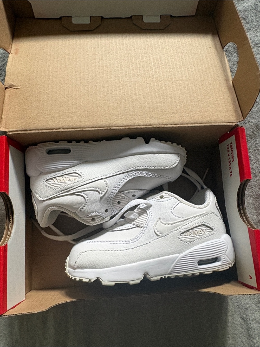 Nike Kids White Air Max Sneakers